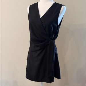 Lea & Viola Women's Medium Black Skorts Wrap Romper